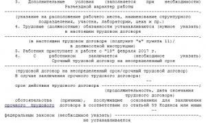 İş sözleşmesi: Rusya Federasyonu hükümeti tarafından onaylanan iş sözleşmesinin formları ve örnek standart formu