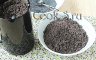 Preparar relleno de semillas de amapola para hornear: las mejores recetas