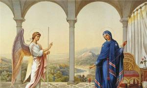 Kutsal Bakire Meryem'e Müjde Ortodoks Müjde hangi tarihte