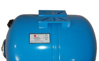 Acumulador hidráulico para sistemas de suministro de agua: finalidad, tipos, principio de funcionamiento y cálculos básicos.