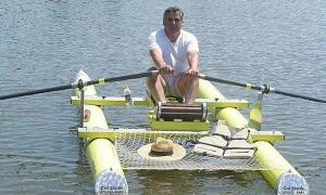 Borulardan yapılmış tekne Polietilen borulardan yapılmış kendin yap teknesi