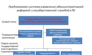 Rusya'da devlet ve belediye yönetimi sisteminin gelişimi için temel sorunlar ve beklentiler Kamu yönetiminin temel sorunları